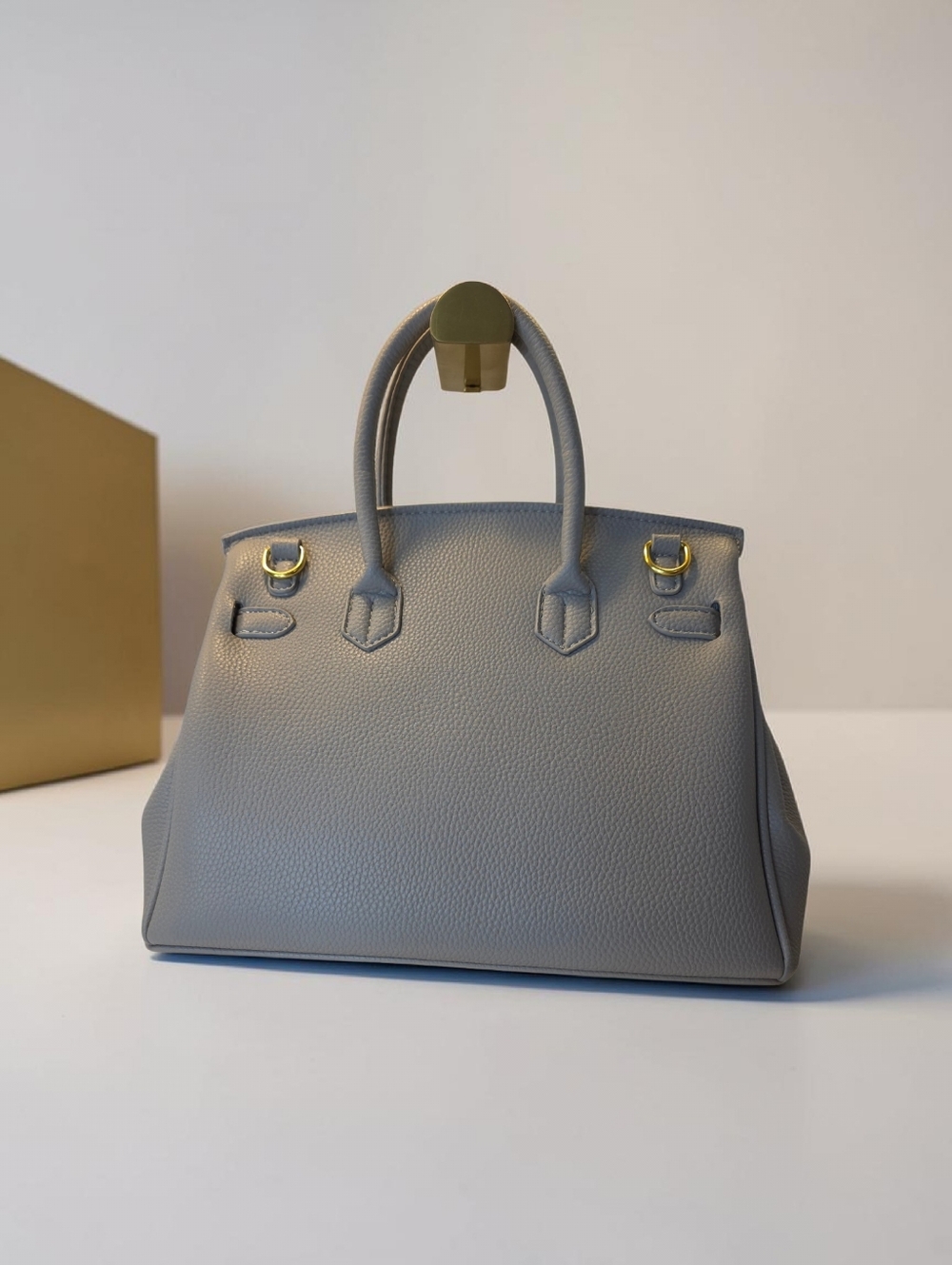 SALE!! Soft Smoky Grey Inspired Satchel with Shoulder Strap Carrying Option NWOT - Picture 2 of 10
